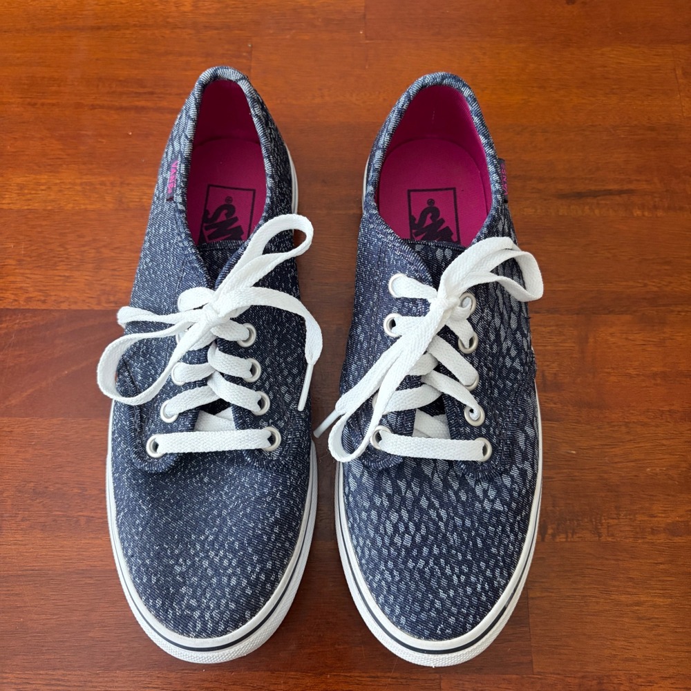 Vans Camden Stripe 7 Sneakers Gray Jacquard Snakeskin Casual Slip On Shoes